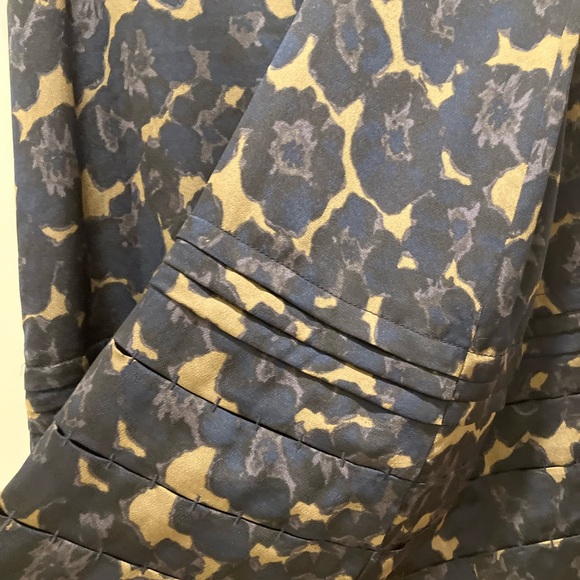 Blue / Beige A Line Skirt Size 12 - Picture 2 of 6